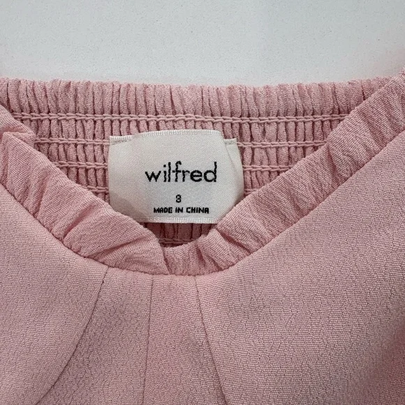 🌸 Wilfred Fable Dress | Pink Crepe | Size 8 | | SOLD OUT In Stores - Picture 5 of 14